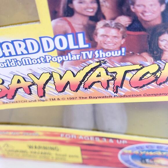 David Hasselhoff Baywatch Lifeguard Doll Lt. Mitch Buchannon NRFB 1997 - Picture 4 of 9